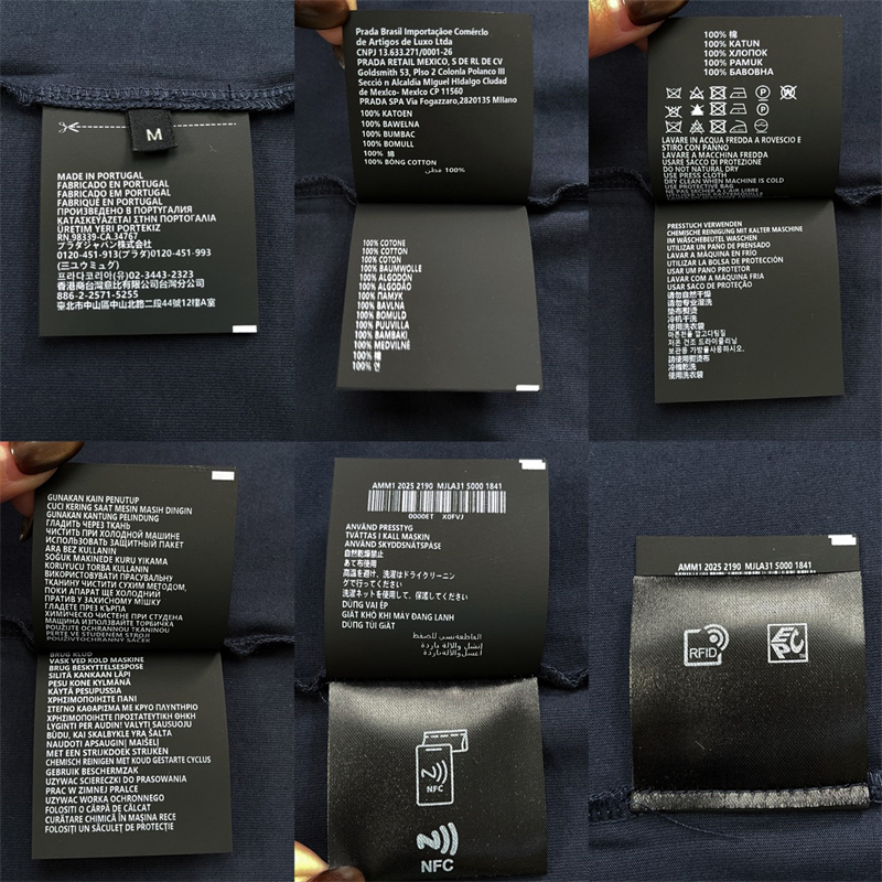 미우미우 【잔디집】 긴팔 티셔츠 코튼 저지 로고 자수 (레어) 착용 이미지